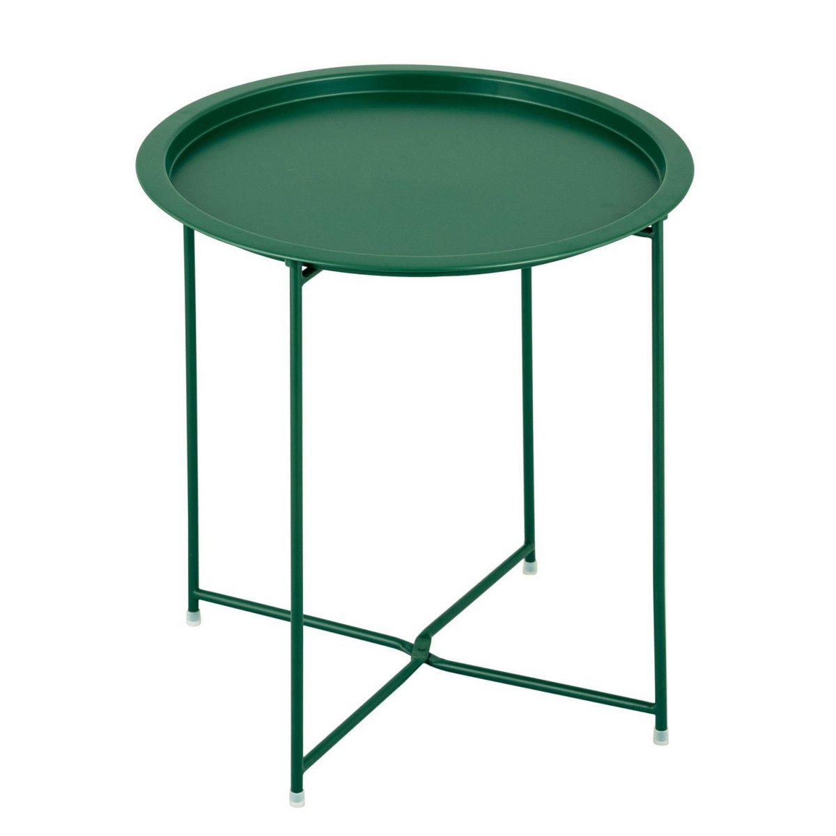 Bijzettafel metaal Ø 47x51 cm opvouwbaar