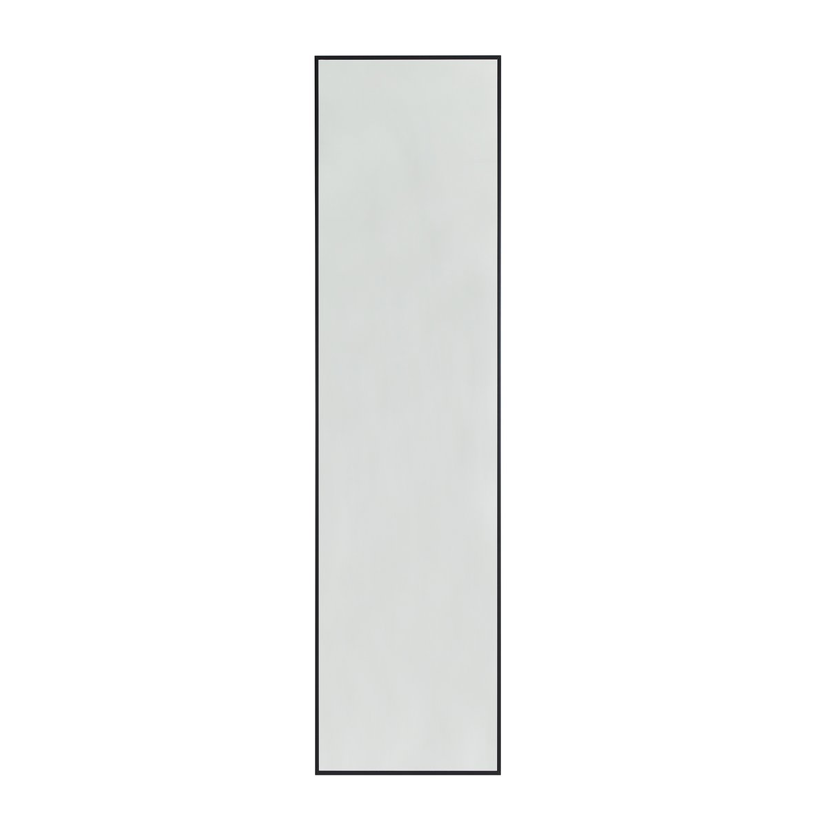 Spiegel 40x150 cm zwart aluminium