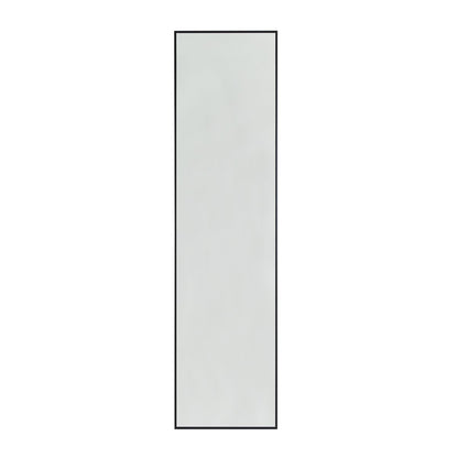 Spiegel 40x150 cm zwart aluminium