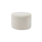 Zithocker Ø55 cm beige polyester