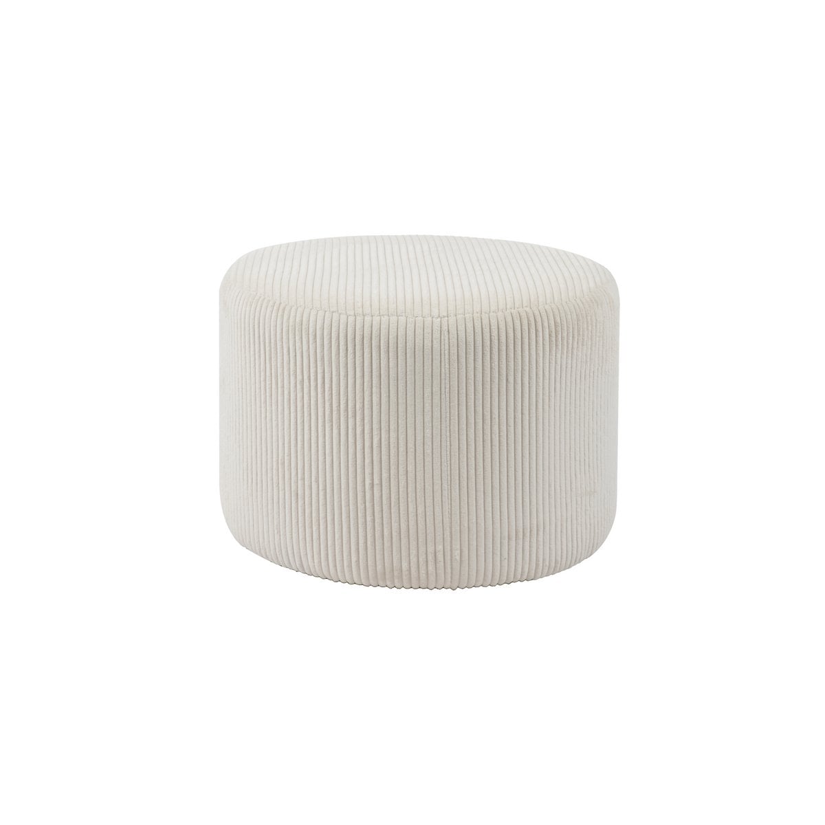 Zithocker Ø55 cm beige polyester