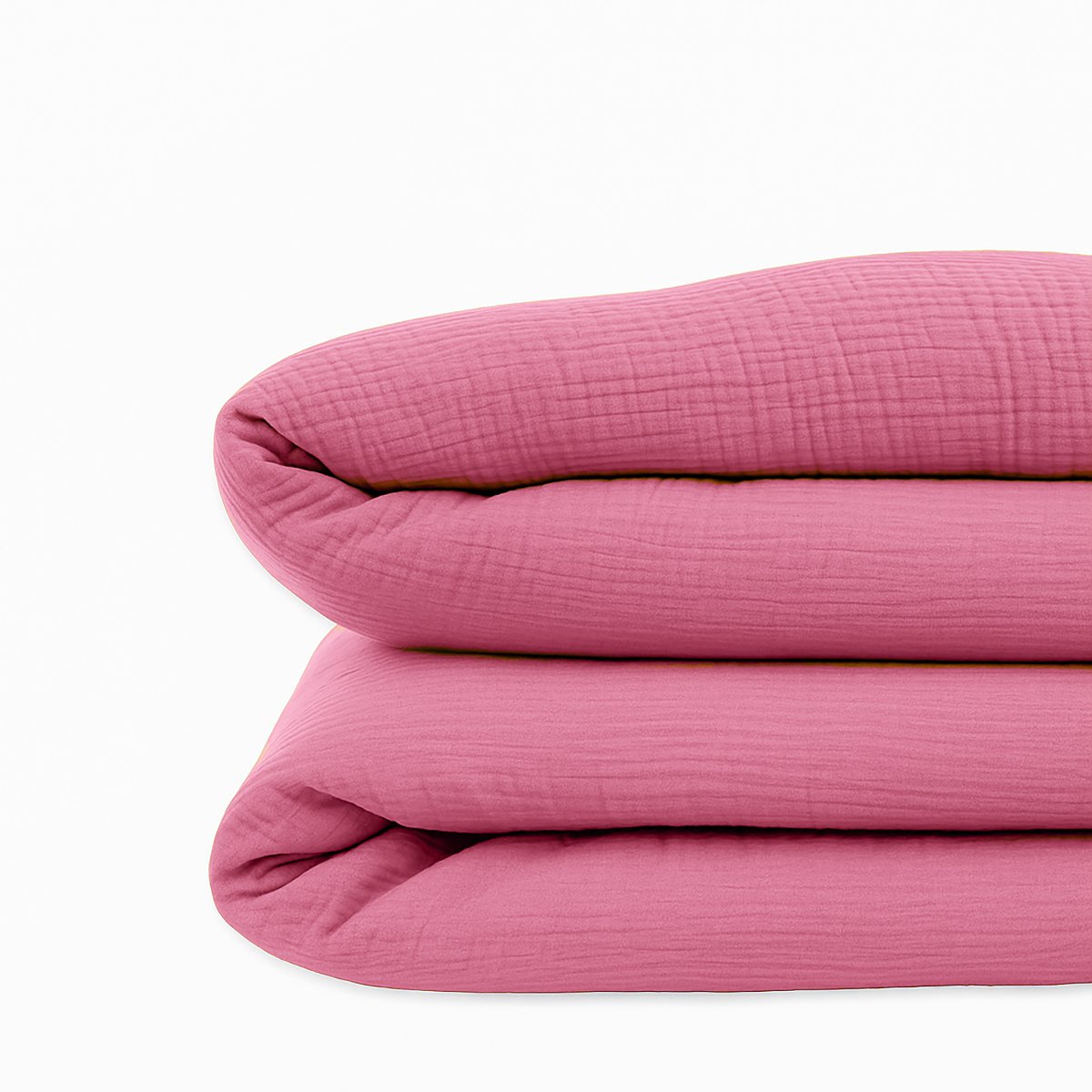 Dekbedovertrek baby 100x140 cm biologisch katoen roze