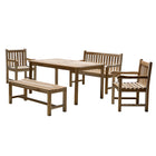 Five-Piece Seating Set With Two Armchairs Two Sofas And Table