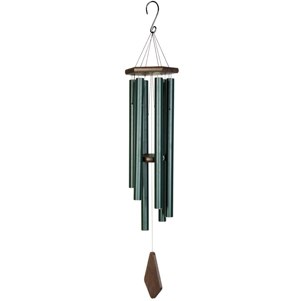 Windgong 106 cm bosgroen essenhout