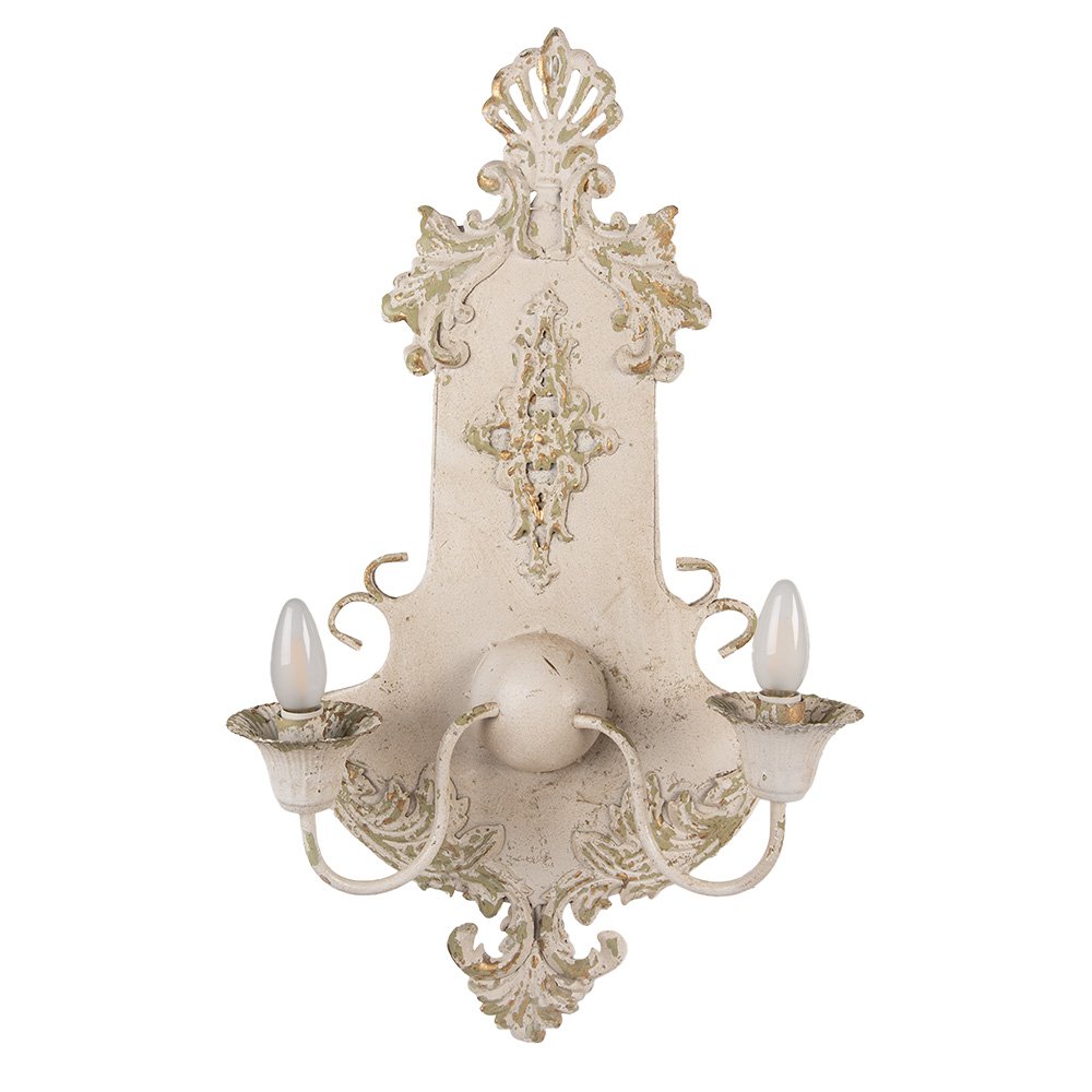 Wandlamp 40x18x70 cm metaal beige