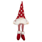Christmas decoration with LED lighting Gnome 16x12x32/60 cm Red Synthetic