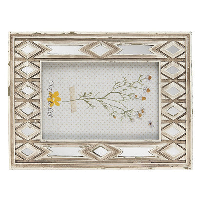 Fotolijst 10x15 cm beige polyresin