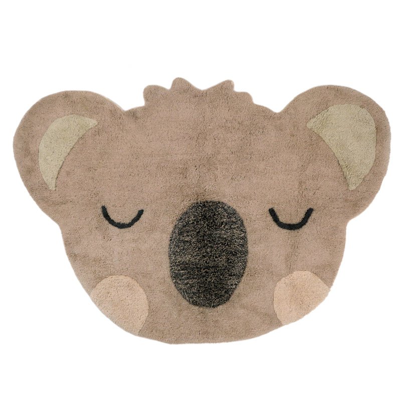 Kindertapijt koala 80x120 cm katoen machinewasbaar