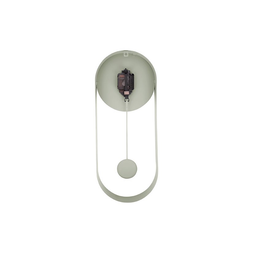 Wandklok staal zwart goud 50 cm