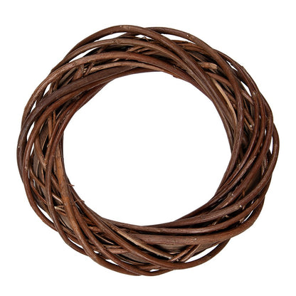 Krans 20x4 cm bruin rotan