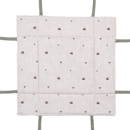 Broodmand 35x35x8 cm Beige Katoen