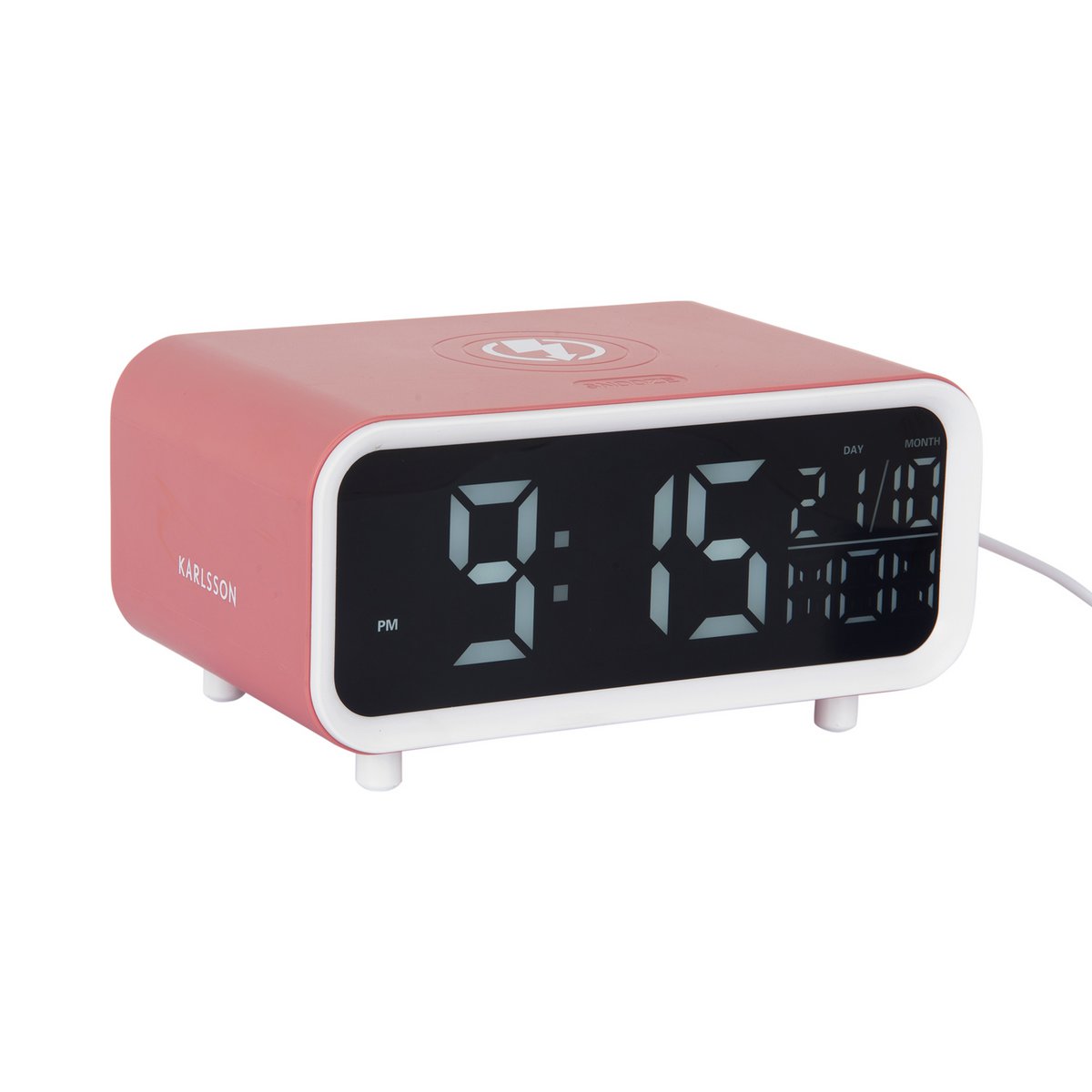 Wekker LED met telefoonoplader