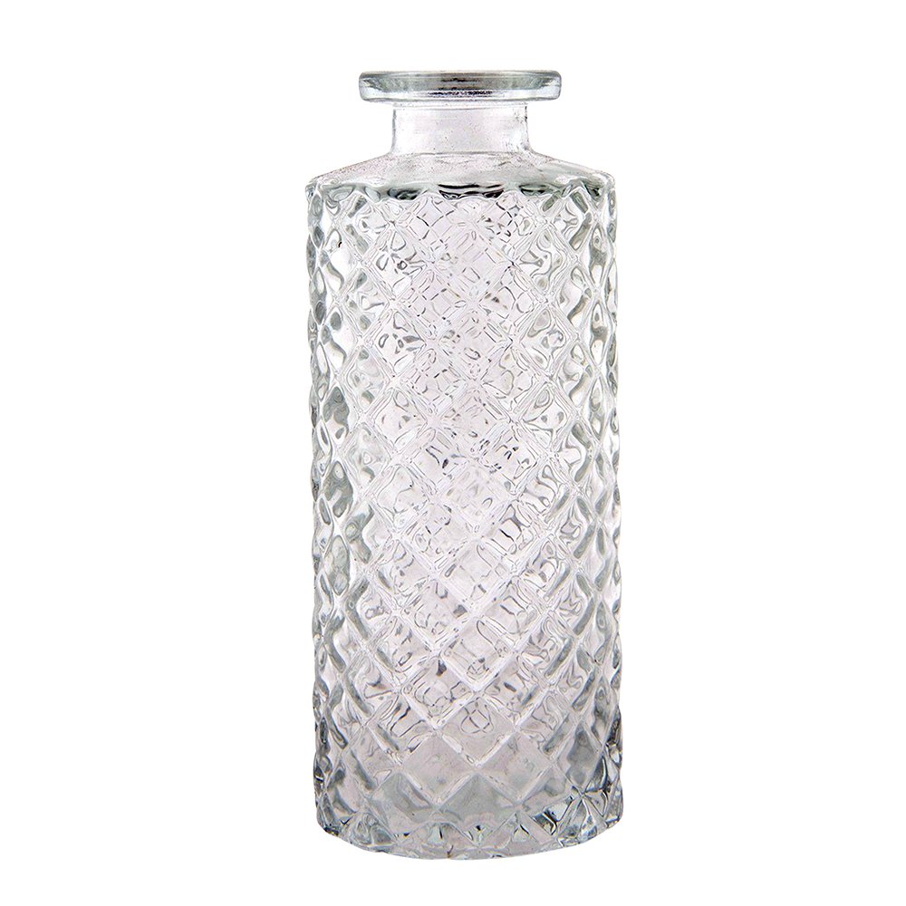 Vaas Ø 5x13 cm glas transparant