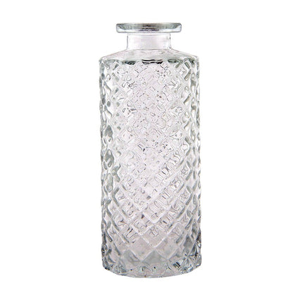 Vaas Ø 5x13 cm glas transparant