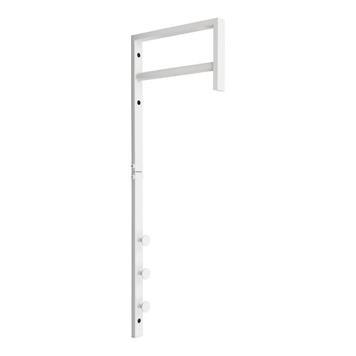 Kledingrek metaal wit 82x30x3 cm