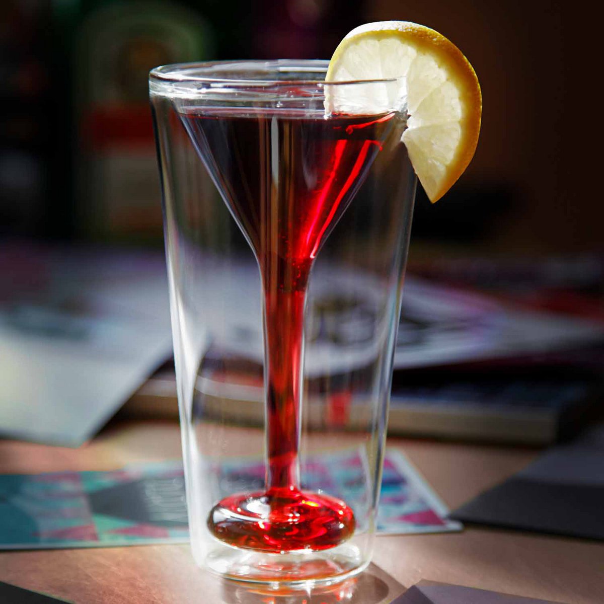 Martini glas 10 cl rood
