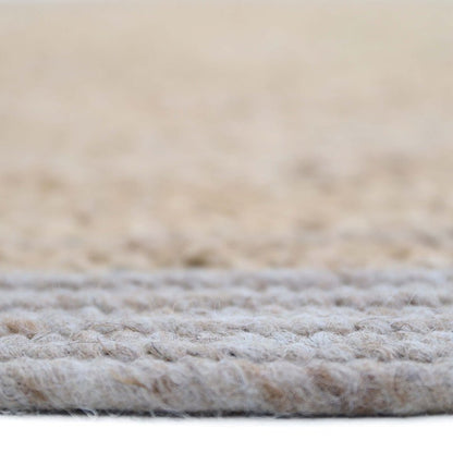 YHUKI TAUPE M jute & wollen vloerkleed