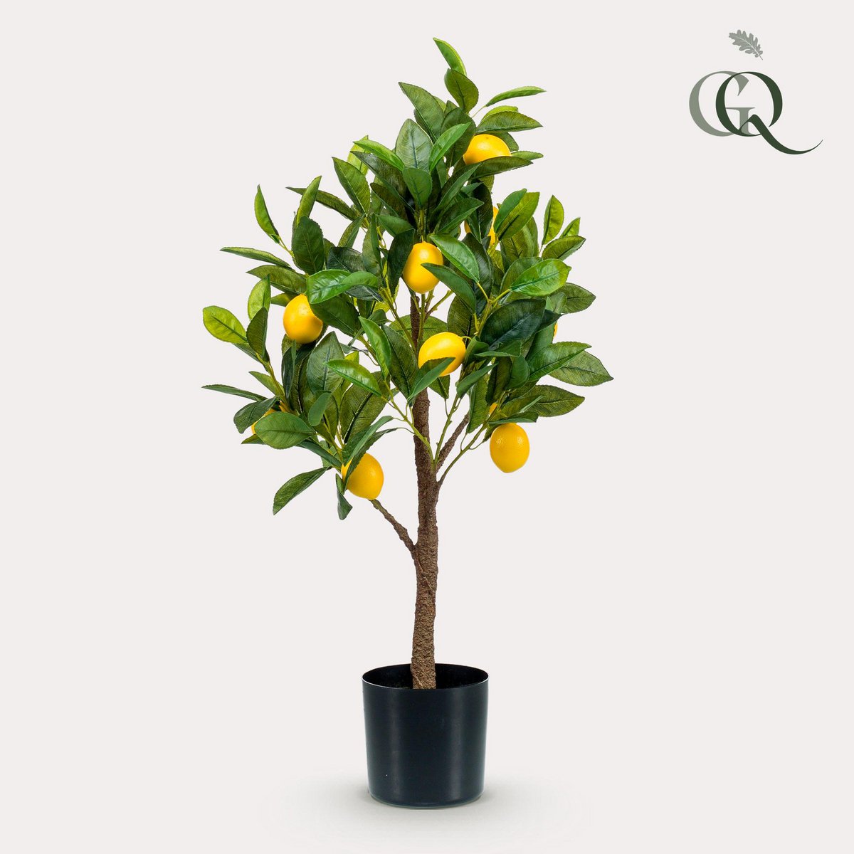 Kunstplant citroenboom 72 cm groen geel