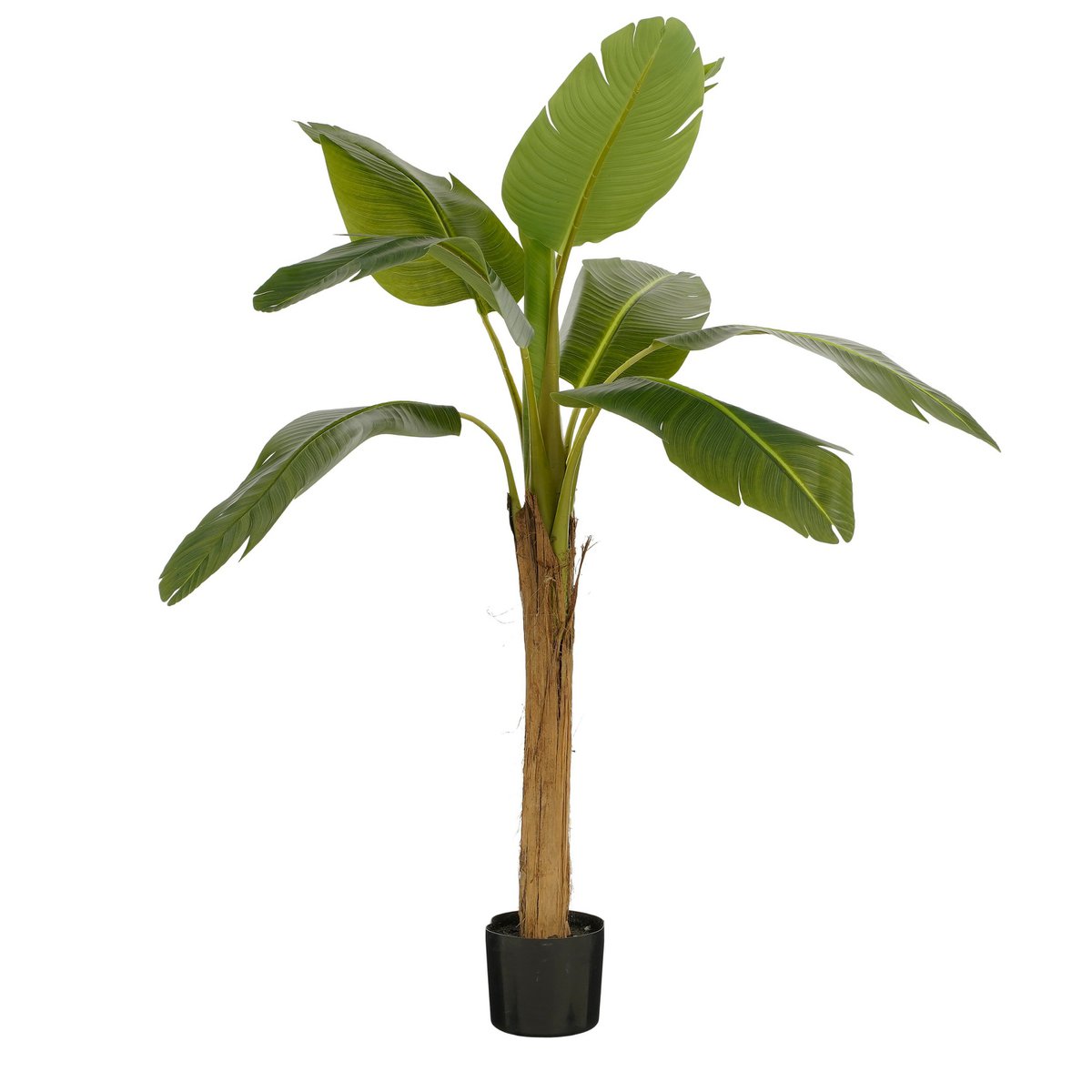 Kunstplant bananenboom 155x90 cm groen