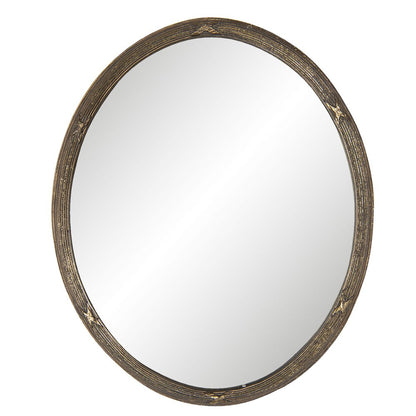 Mirror 22x27 cm Brown Plastic Large Mirror