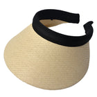 Zonneklep papier beige zwart
