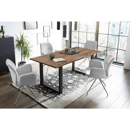 Dining set 5-piece 160x90 cm