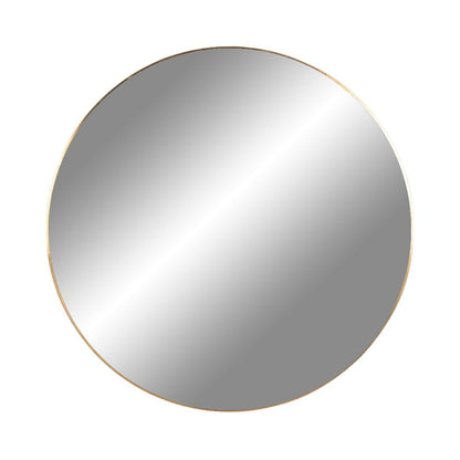 Wandspiegel Ø40 cm messinglook staal