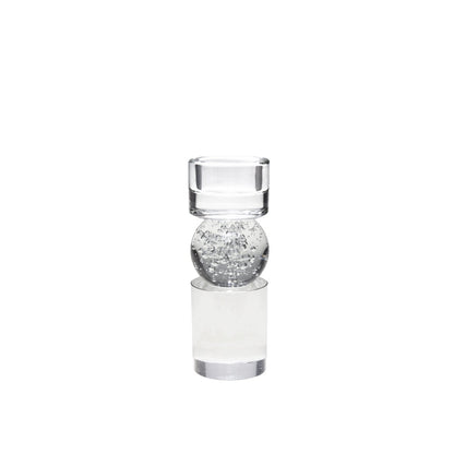 Glazen decoratie 6x6x16.2 cm transparant