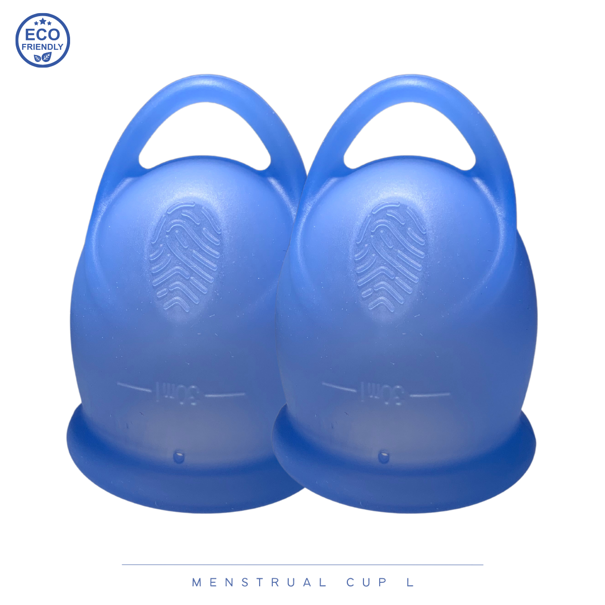 green-goose Menstrual Cup L | 2 Pieces | Blue