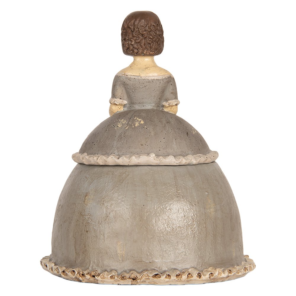 Sieradendoos vrouw 19x16x22 cm beige kunststof