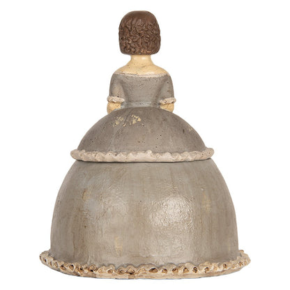 Sieradendoos vrouw 19x16x22 cm beige kunststof