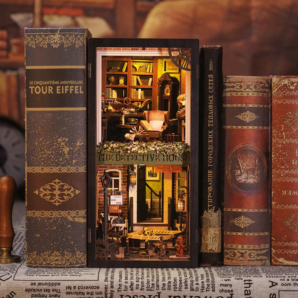 Cutebee, DIY Booknook, Rose Detective Agency, SZ02B, 18x11x23cm