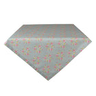 Tafelkleed 100x100 cm groen roze katoen bloemen