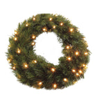 Kerstkrans Ø60 cm groen met LED