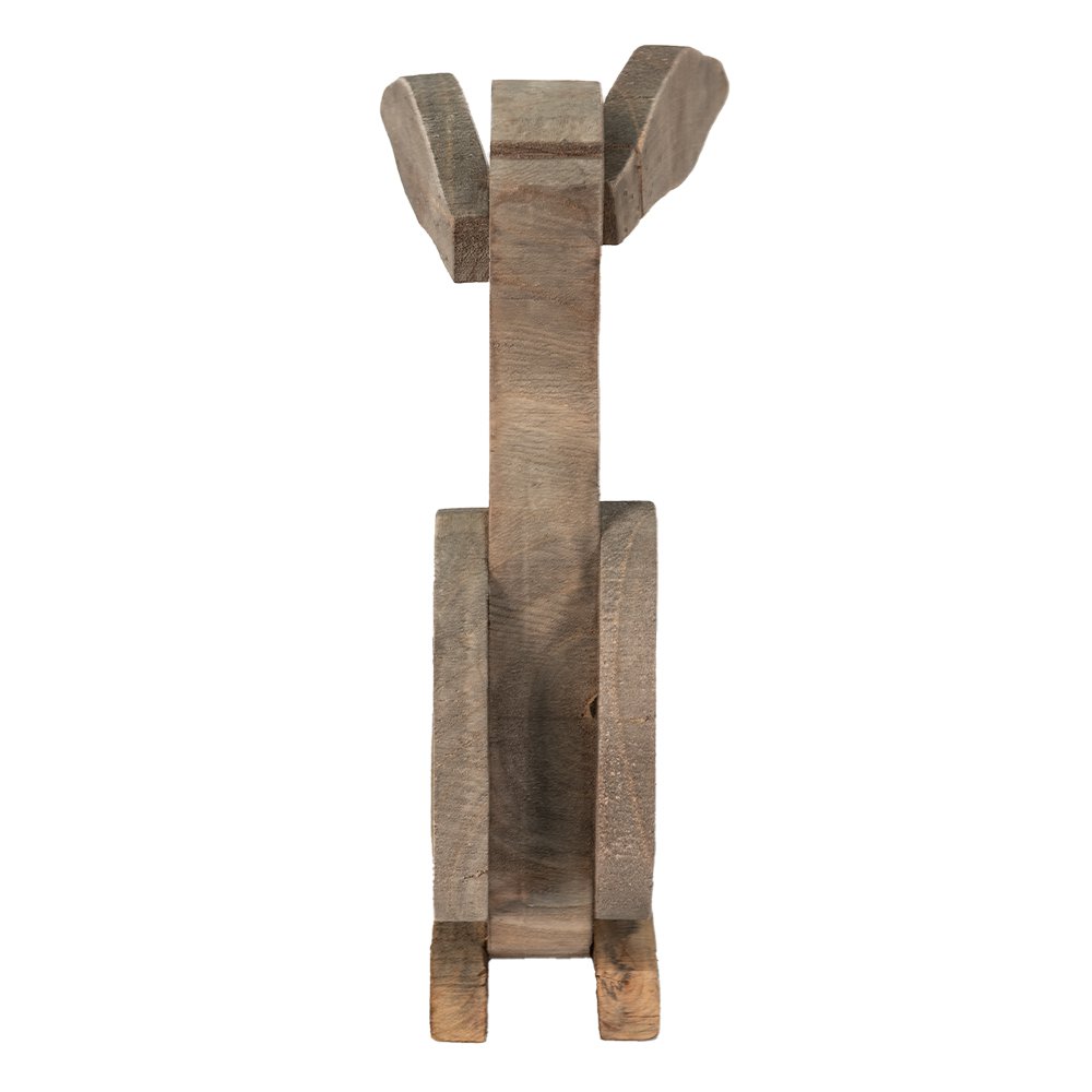 Figure Rabbit 28x11x33 cm Brown Wood Home Accessories