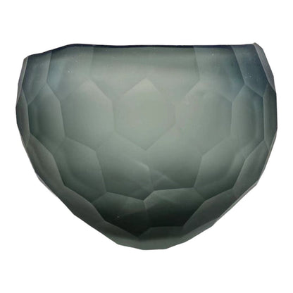 Kom 15 cm grijs glas