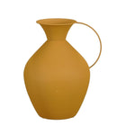 Vaas metaal okergeel 30x24x37 cm