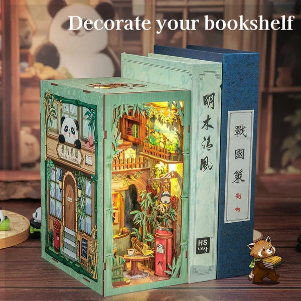 Booknook Panda Boekwinkel 18x11x23 cm