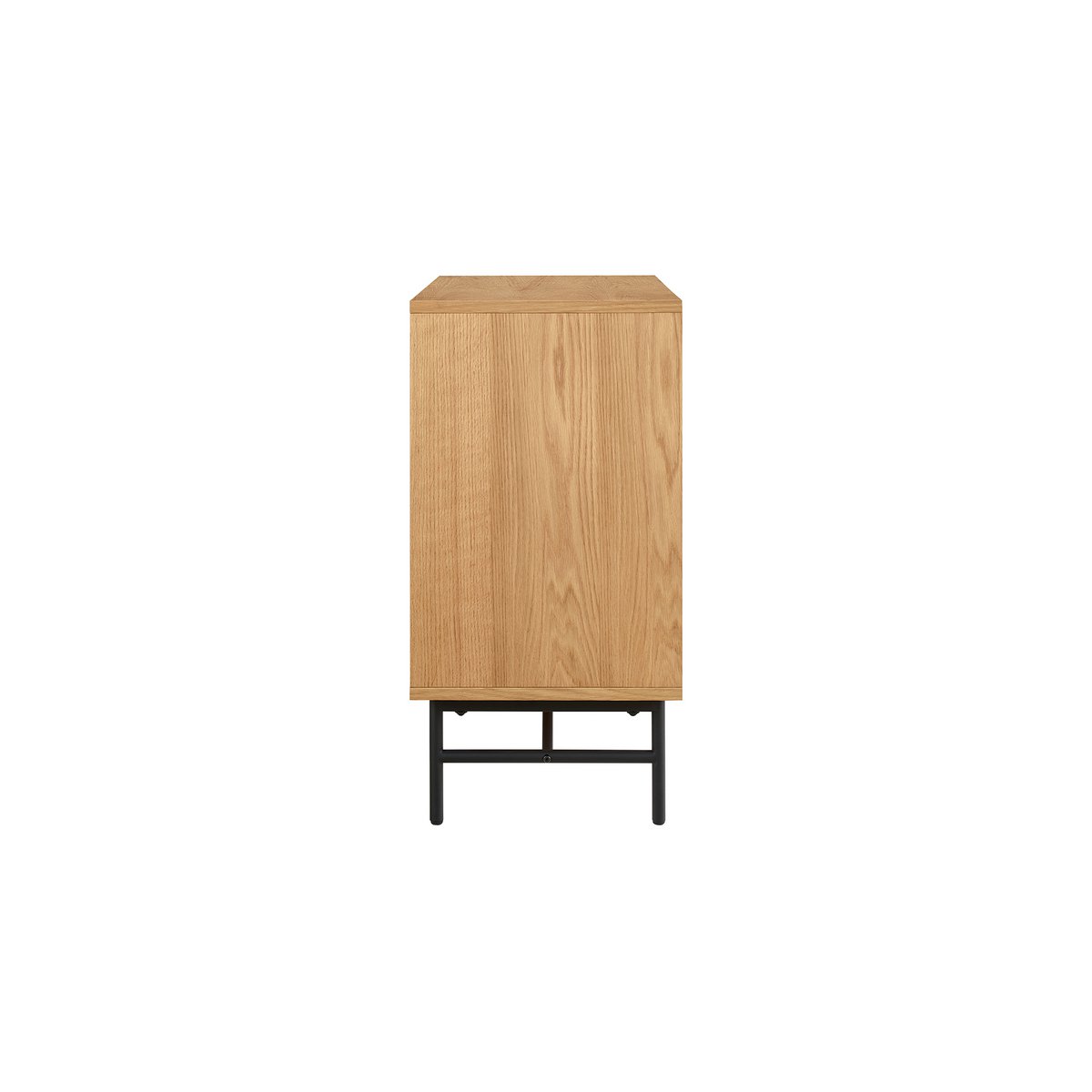 Chest of drawers 80 cm oak real wood veneer