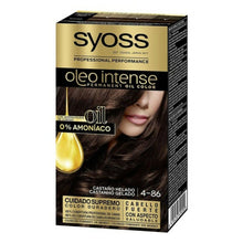 Syoss Permanente Kleur   Syoss Olio Intense Geen Ammoniak Nº 4,86 Bevroren Kastanje
