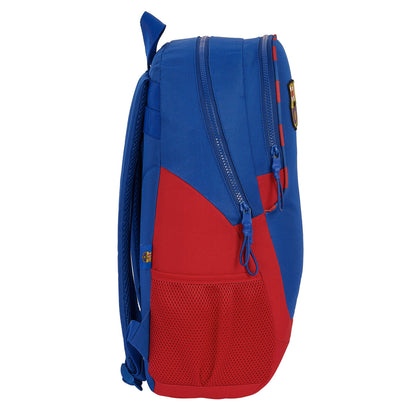 F.c. Barcelona Schoolrugzak F.c. Barcelona Blauw Kastanjebruin 32 X 44 X 16 Cm