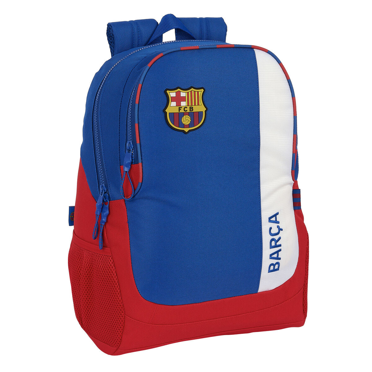 F.c. Barcelona Schoolrugzak F.c. Barcelona Blauw Kastanjebruin 32 X 44 X 16 Cm
