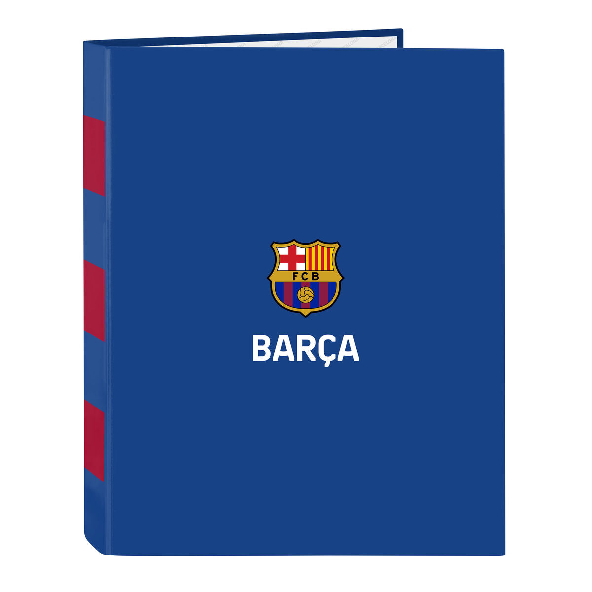 F.c. Barcelona Ringmap F.c. Barcelona Blauw Kastanjebruin A4 26.5 X 33 X 4 Cm