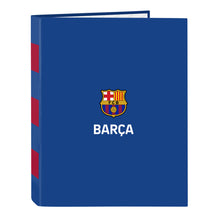 F.c. Barcelona Ringmap F.c. Barcelona Blauw Kastanjebruin A4 26.5 X 33 X 4 Cm