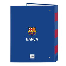 F.c. Barcelona Ringmap F.c. Barcelona Blauw Kastanjebruin A4 26.5 X 33 X 4 Cm