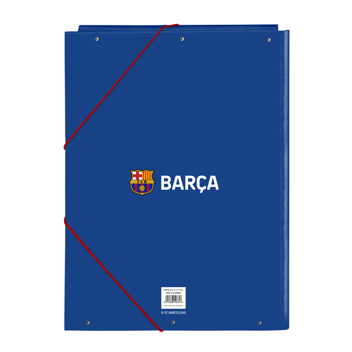 F.c. Barcelona Map F.c. Barcelona Blauw Kastanjebruin A4