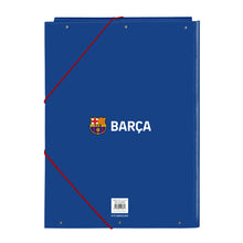 F.c. Barcelona Map F.c. Barcelona Blauw Kastanjebruin A4