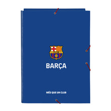 F.c. Barcelona Map F.c. Barcelona Blauw Kastanjebruin A4