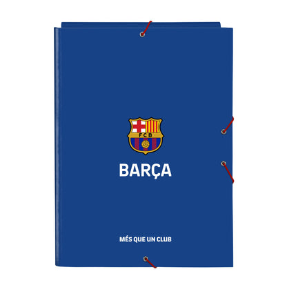F.c. Barcelona Map F.c. Barcelona Blauw Kastanjebruin A4