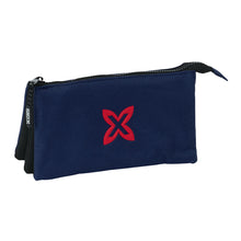 Munich Pennenetui Met 3 Vakken Munich Basic Marineblauw 22 X 12 X 3 Cm